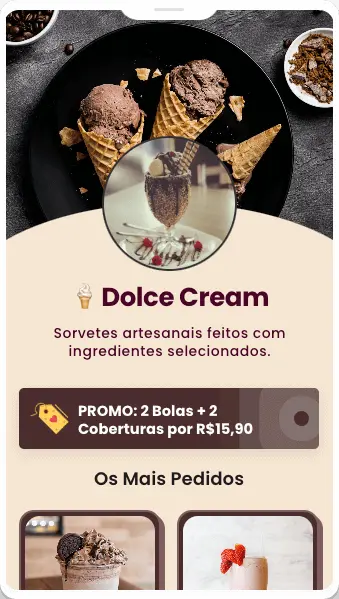 Template para Doceria e Sobremesas